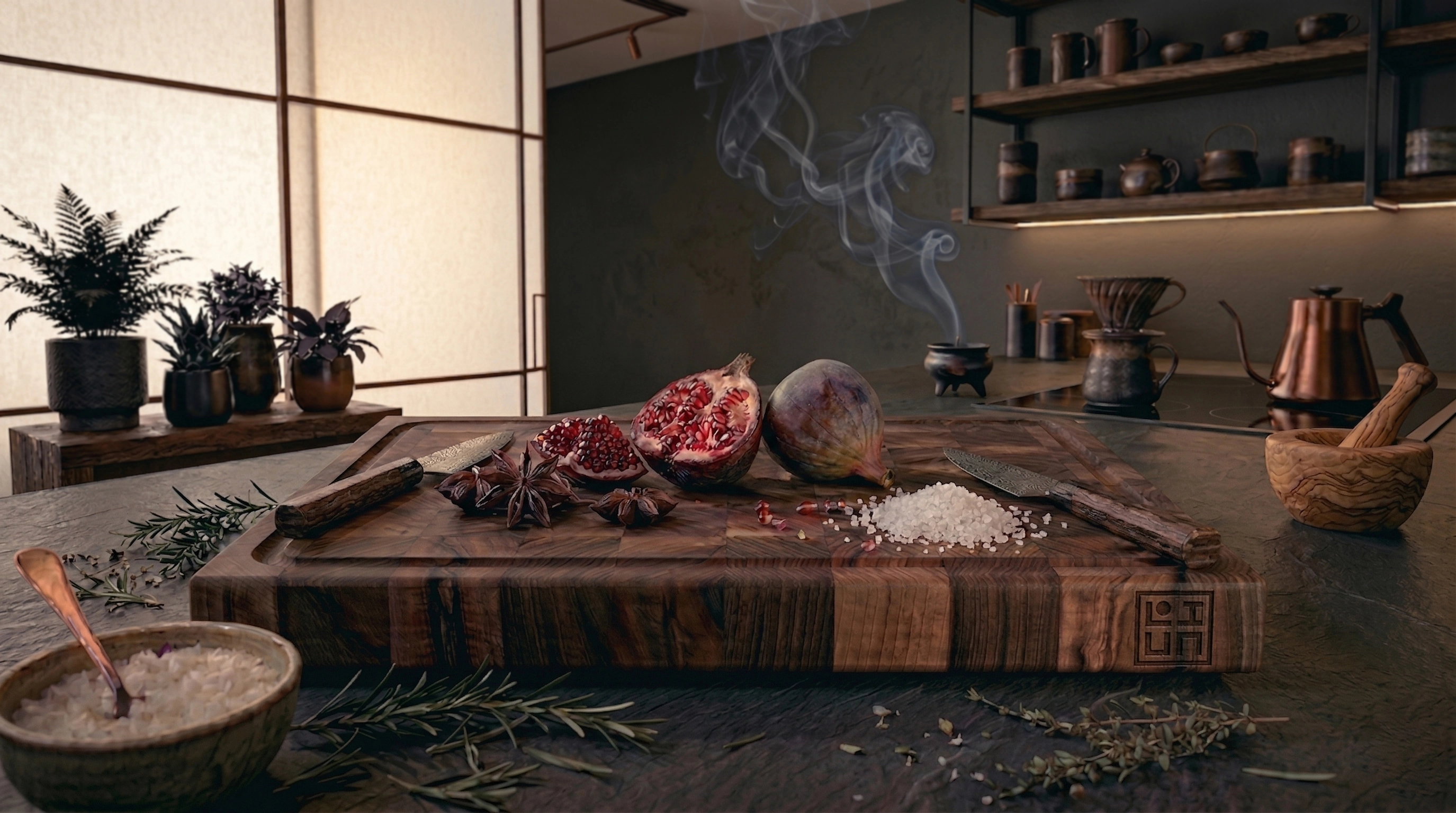 Artisan Cutting Board Background